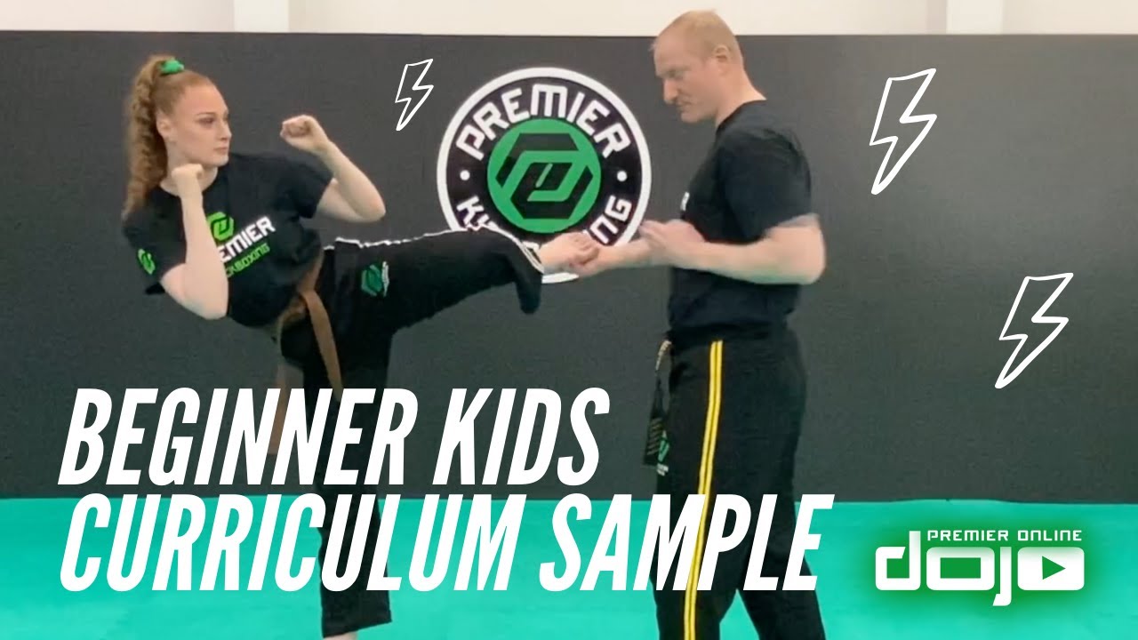 Premier Kickboxing - Turning Kick, Free Beginner Kids Curriculum Sample