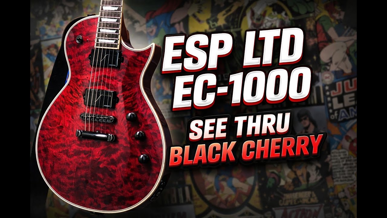 ESP LTD ec1000 See Thru Black Cherry #guitar #ec1000 #espltd