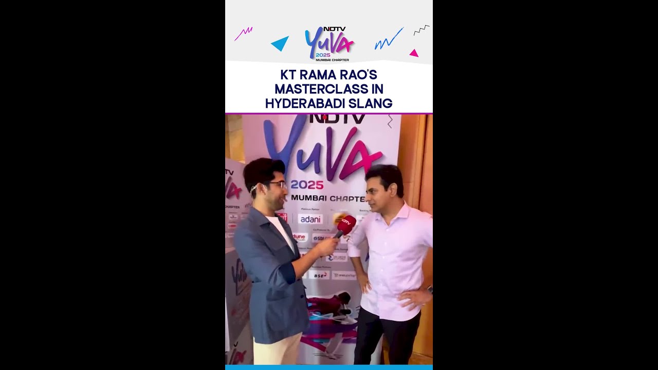 NDTV Yuva | KT Rama Rao's Masterclass In Hyderabadi Slangs