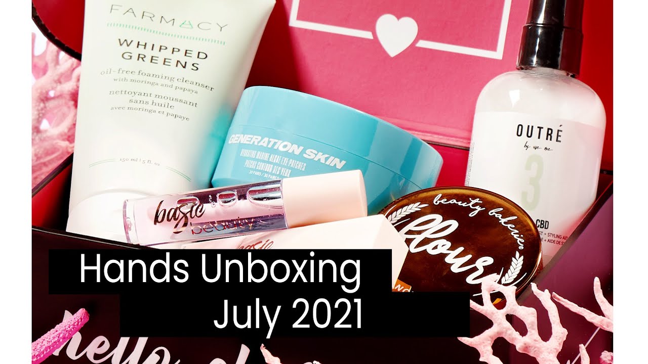 Boxycharm July 2021 Base Hands Unboxing