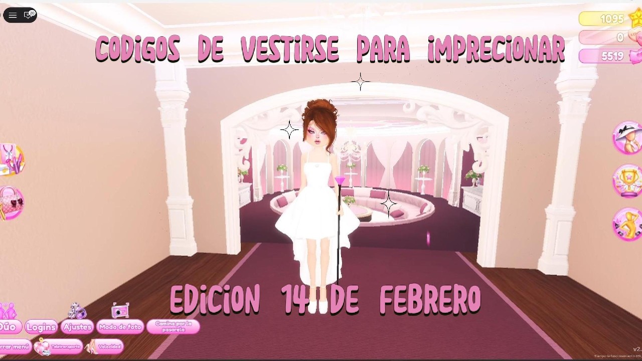 Codigos para Dress To Impress. Edicion 14 de febrero