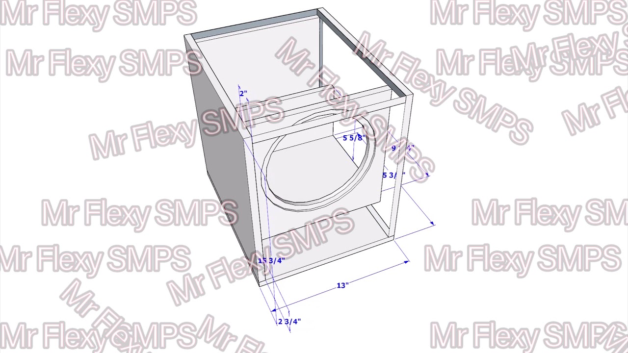 [BOX PLAN] 10inch Subwoofer Box
