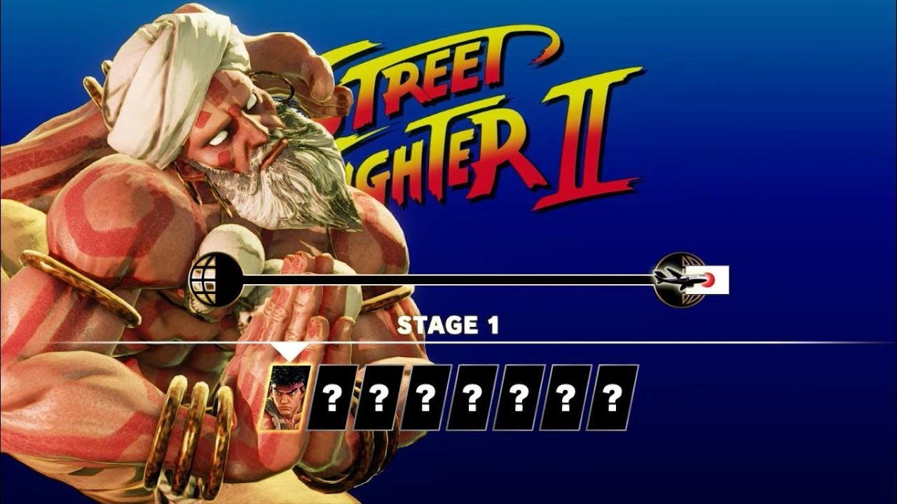 SFV AE - Dhalsim Arcade Mode (Full) [Street Fighter 2 Path]