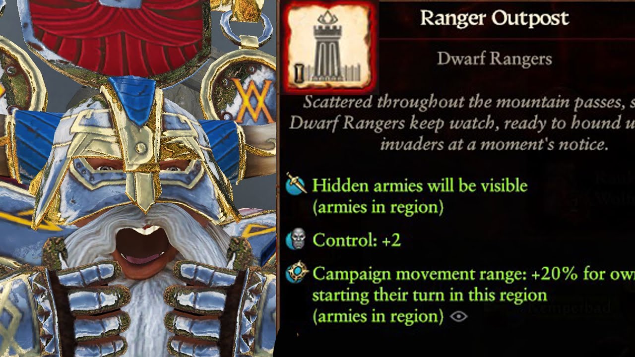 Dwarf Ranger Outpost is MUST NEEDED Unusual Location for Dwarfs, Especially for Belegar