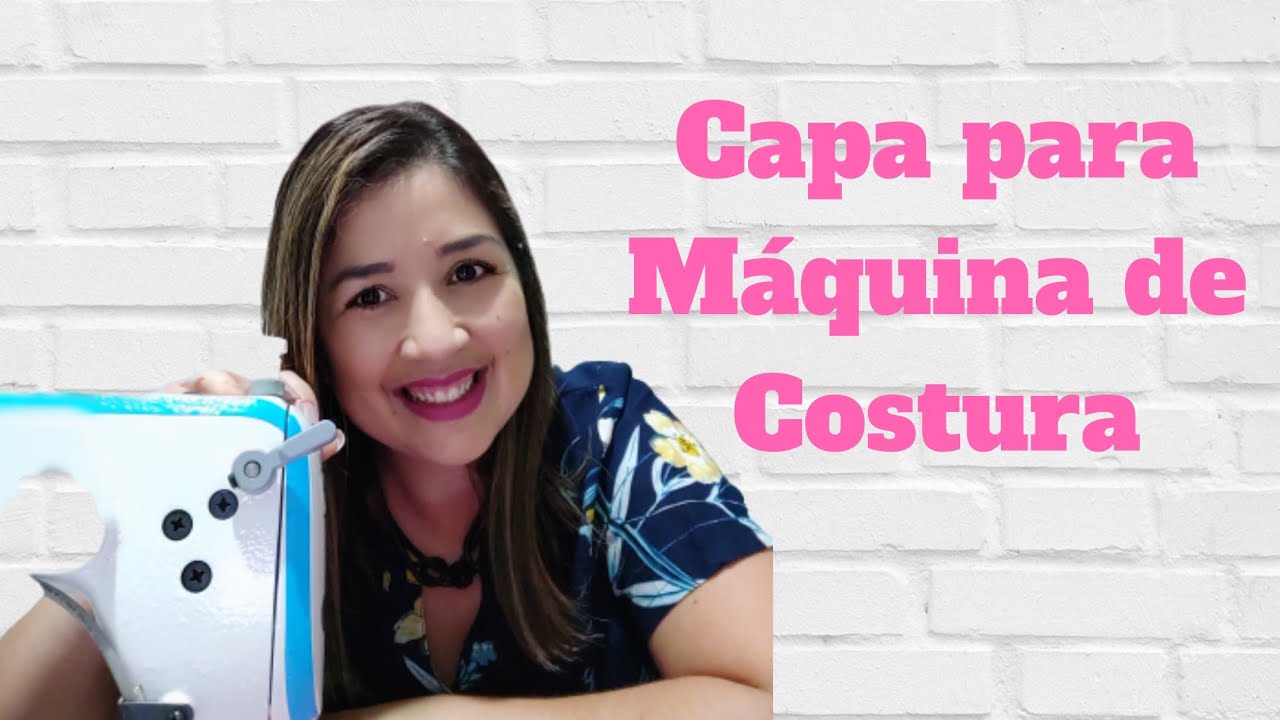 DIY Como fazer capa para máquina de costura- LIVE EDITADA