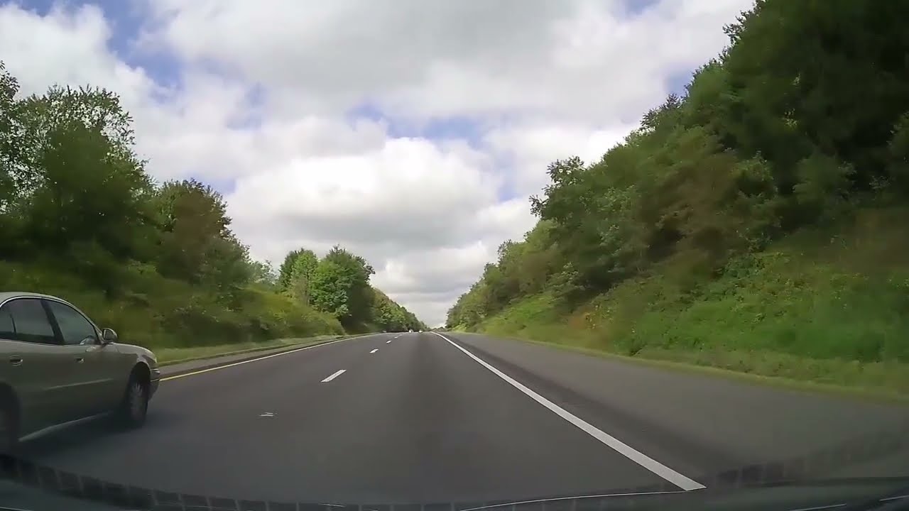 Driving on I77 from North Carolina Border to Wytheville, Virginia