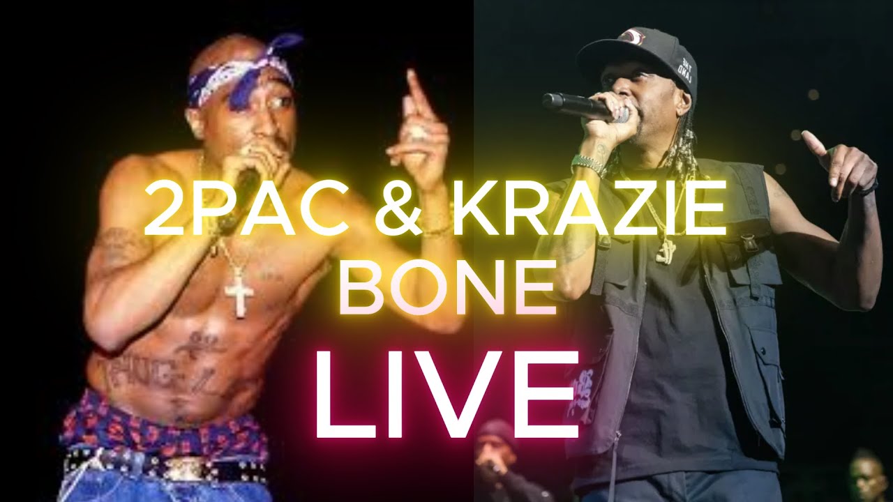 2pac and Bone Thugs LIVE ON STAGE!
