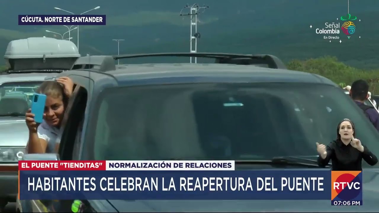 Colombia y Venezuela inauguraron oficialmente el Puente Internacional Atanasio Girardot