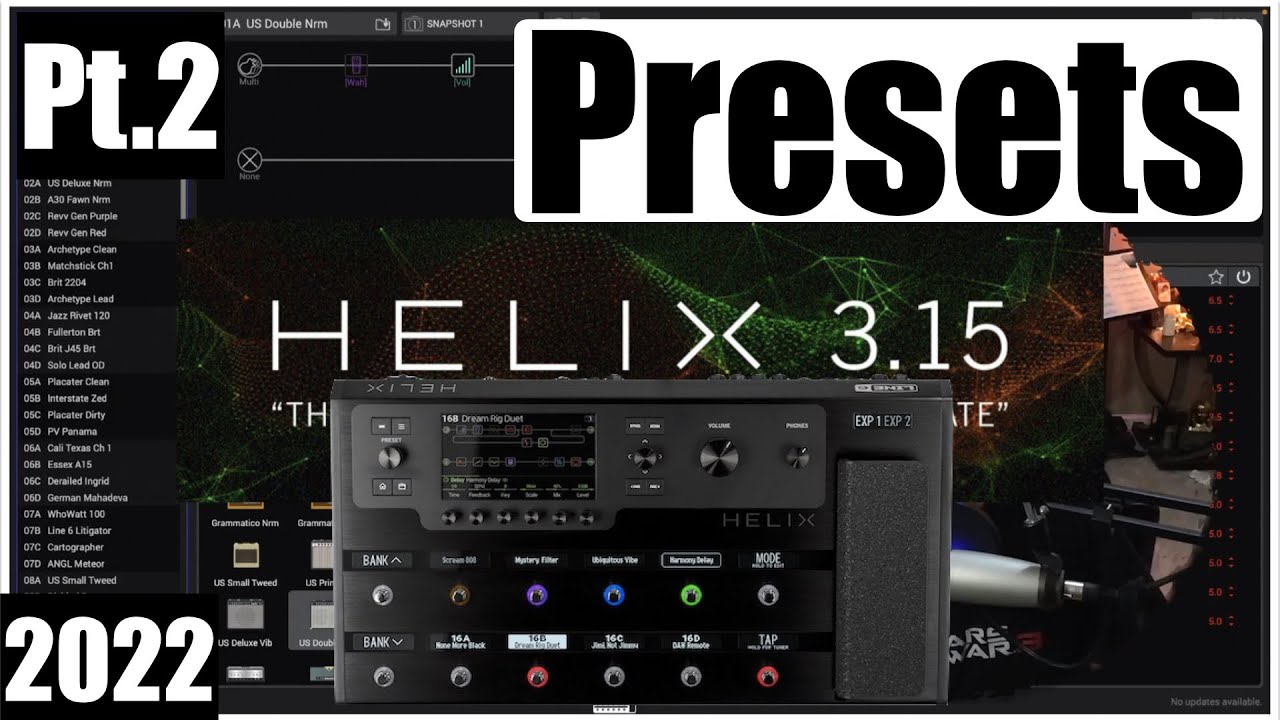 Line 6 Helix 3 15 Preset Demo 2022 Pt2