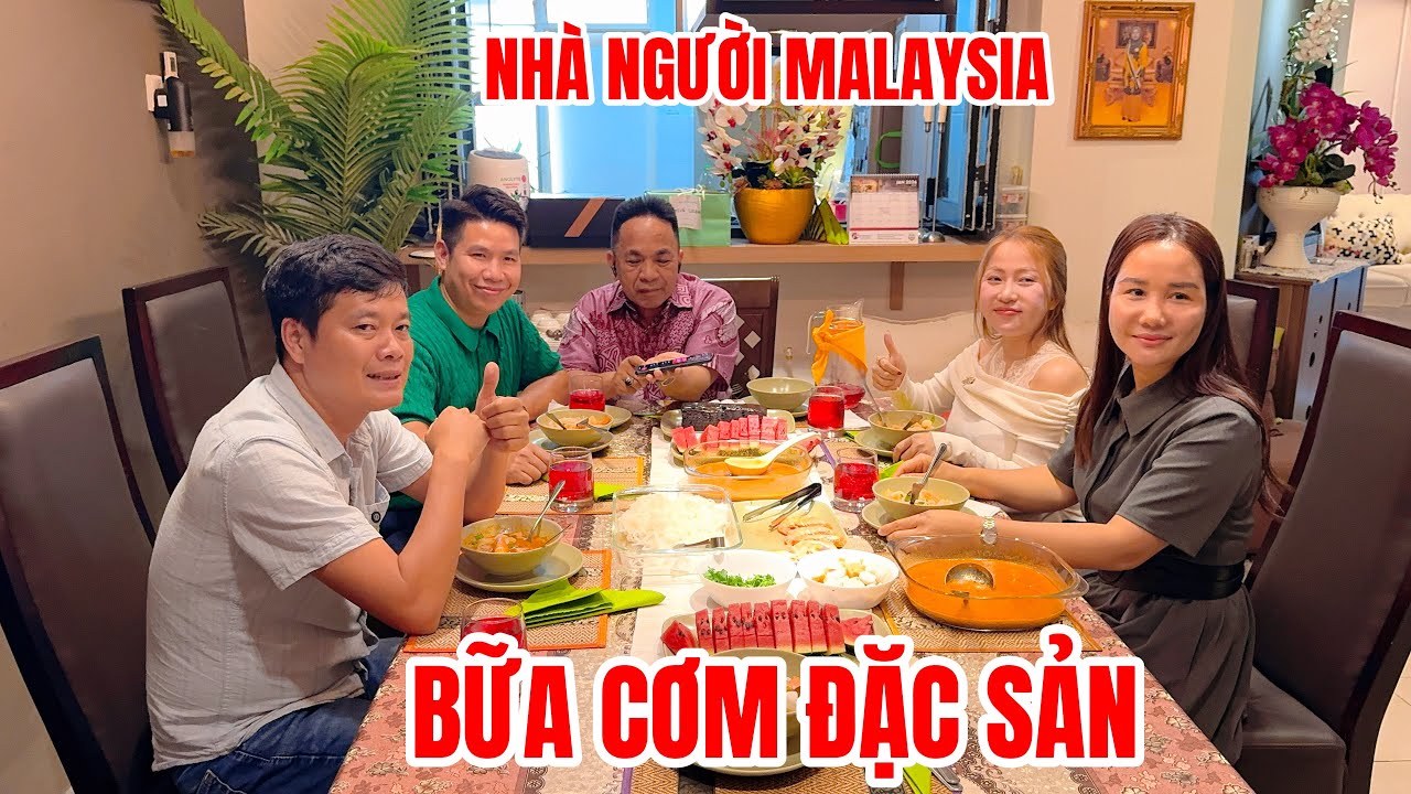 Khương Dừa thăm nhà người Malaysia, cùng chế biến và thưởng thức món ăn đặc sản của họ 