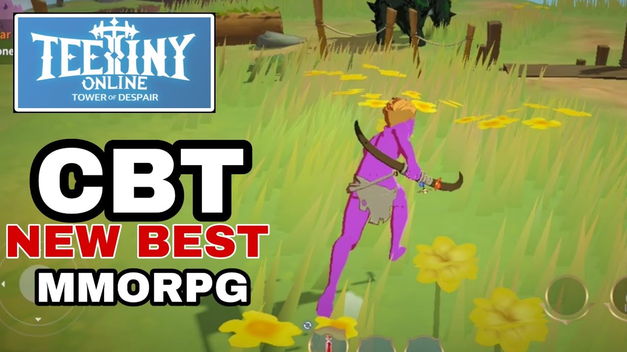 Teetiny online Gameplay  New Best MMORPG Open World  CBT