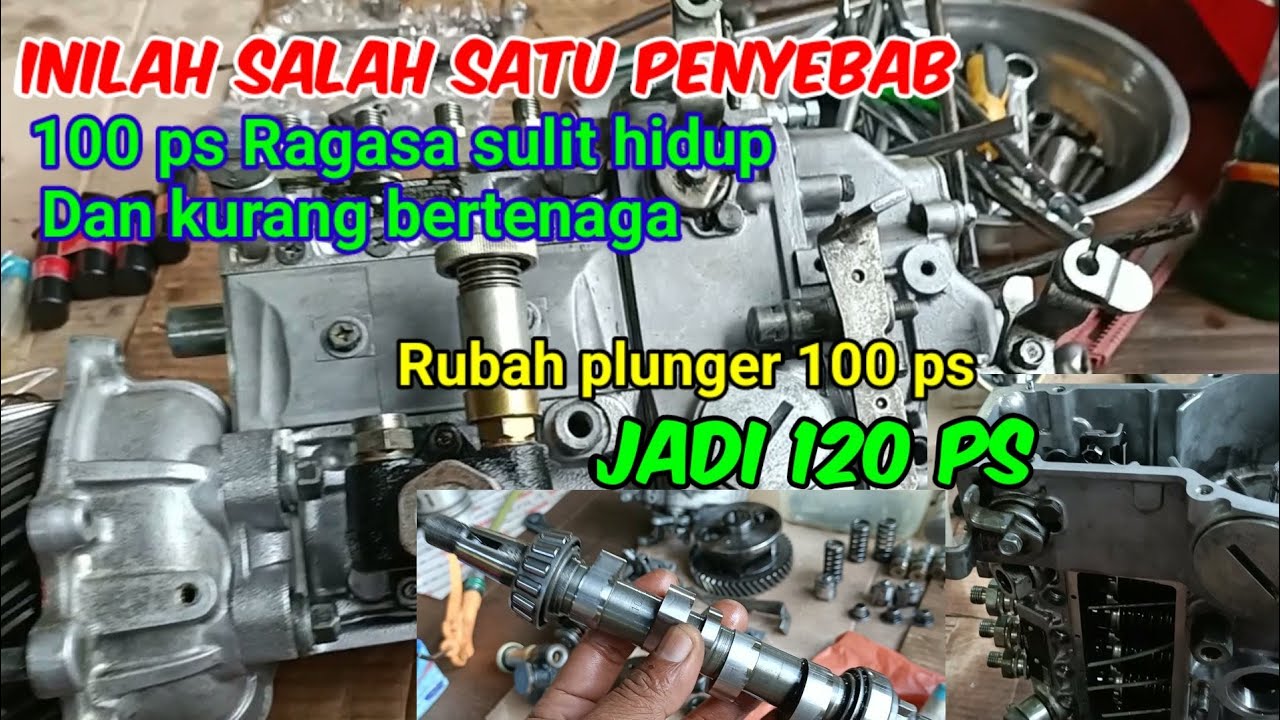 cara pasang plunger 100 ps Ragasa | ubah plunger 100 PS jadi 120 ps