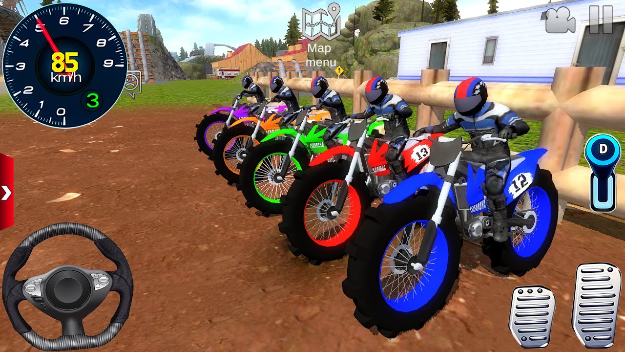 Impossible Dirt Motocross Bike Racing 3D - Off-Road Bike Stunt Driving #2 - Mobile gameplay [FHD]