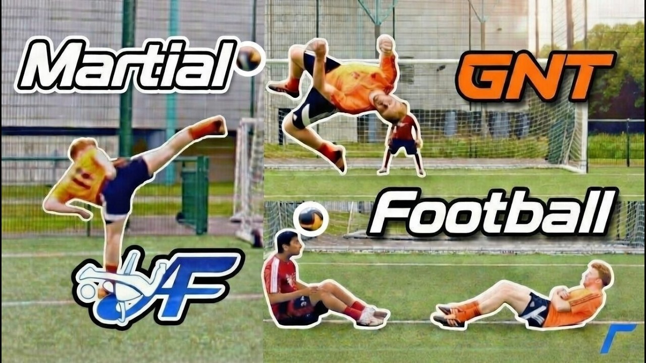 Martial Arts Football ⚽ Freestyle, Taekwondo Kicks and Flips!