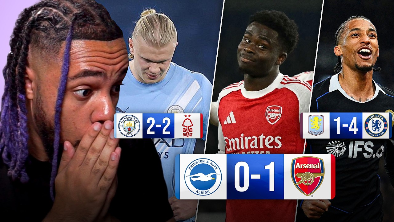 ARSENAL SCRAPE 1-0 WIN AS CITY COLLAPSE! NEWCASTLE 2-1 MAN UNITED PERFECT!