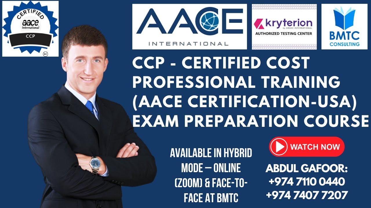 Certified Cost Professional (CCP) Introduction Classes   #AACE #ccp #Cost