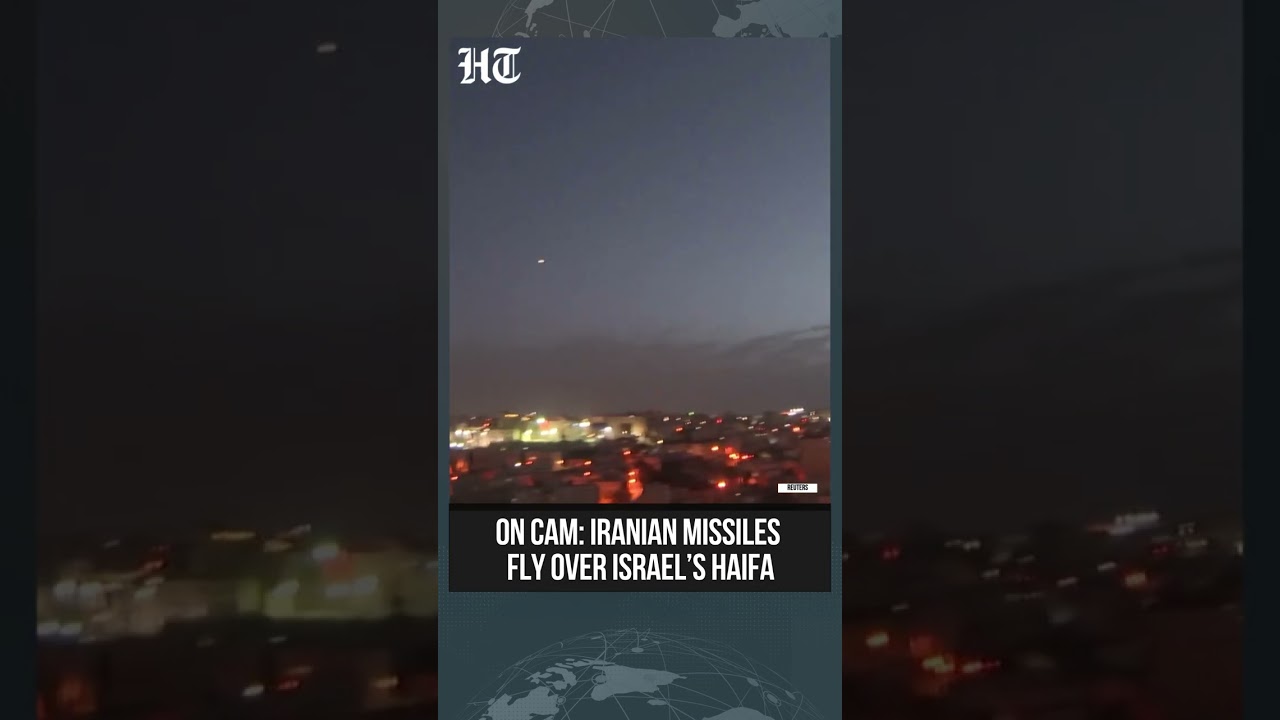 Israel-Iran War: Iranian Missiles Fly Over Israel&rsquo;s Haifa, Sirens Blare Amid Rising Tensions