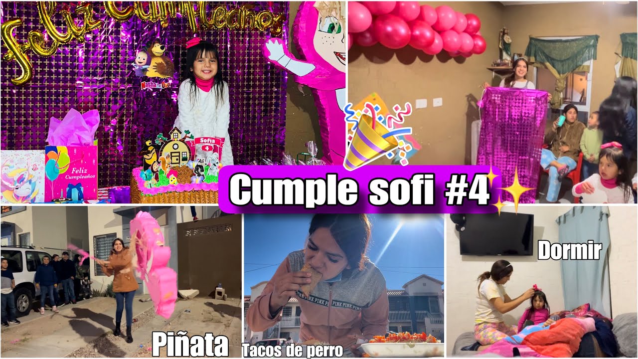 FIESTA DE CUMPLEAÑOS ✨DE SOFI🥳/EN OTRA CIUDAD✈️(nogales,sonora🌵)comi tacos de perro😳