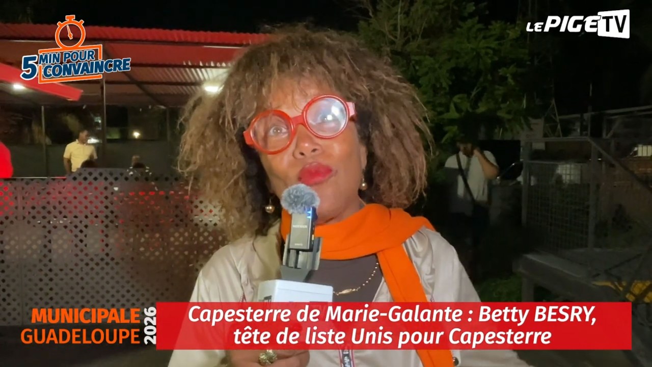 Capesterre de Marie-Galante : Betty BESRY, tête de liste Unis pour Capesterre de Marie-Galante
