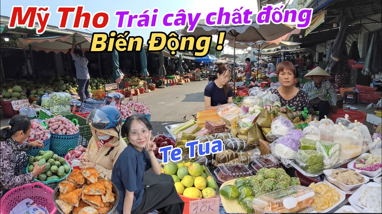 Mỹ Tho Trái Cây Chất Đống Đống Người Bán Nhiều Hơn Người Mua, Báo Giá Từng Loại Trái Cây