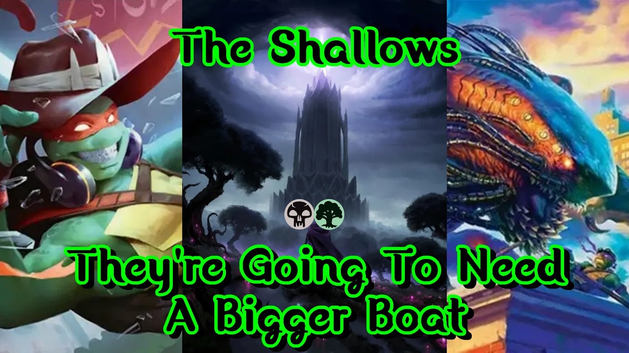 The Shallows | Golgari Sharks In The Age Of Turtles | TMT Standard Ranked Bo1 | MTG Arena