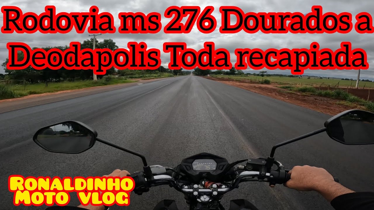 Acabou os buracos da ms 276 entre dourados e deodapolis 