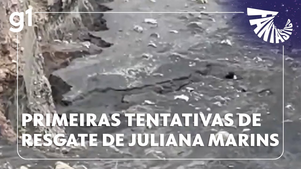 Fantástico: imagens inéditas revelam primeiras tentativas de resgate de Juliana Marins