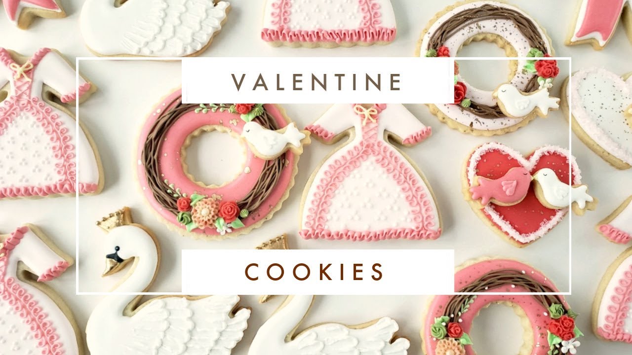 How to Decorate Simple Valentine Cookies with Royal Icing