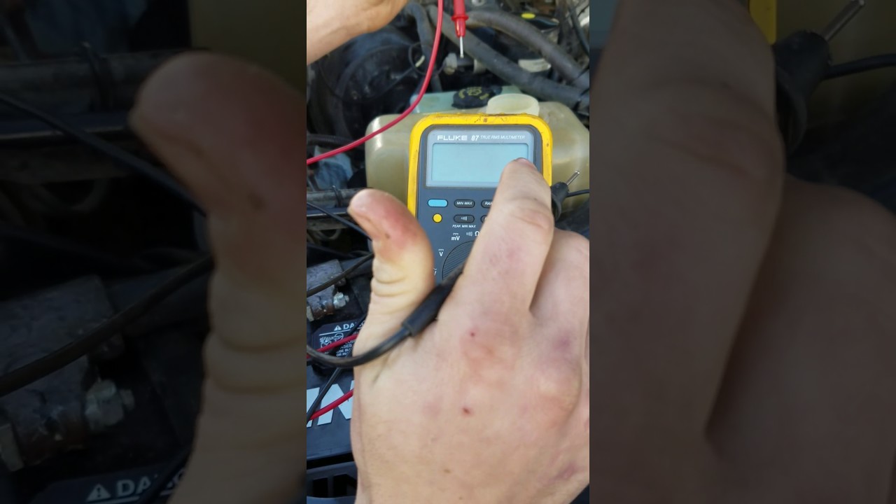How to do a coolant electrolysis test