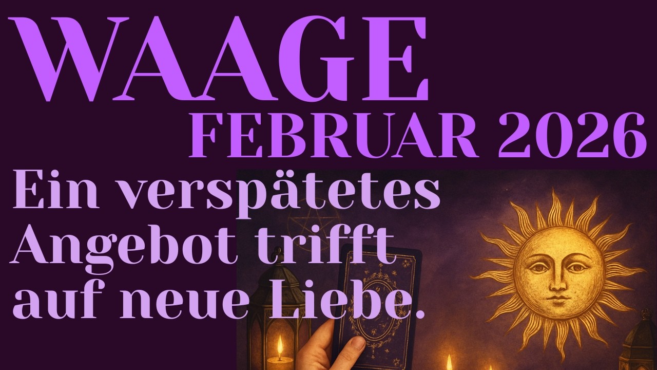 ♎Waage FEBRUAR 2026❤️Zwischen Vergangenheit und Neubeginn.✨