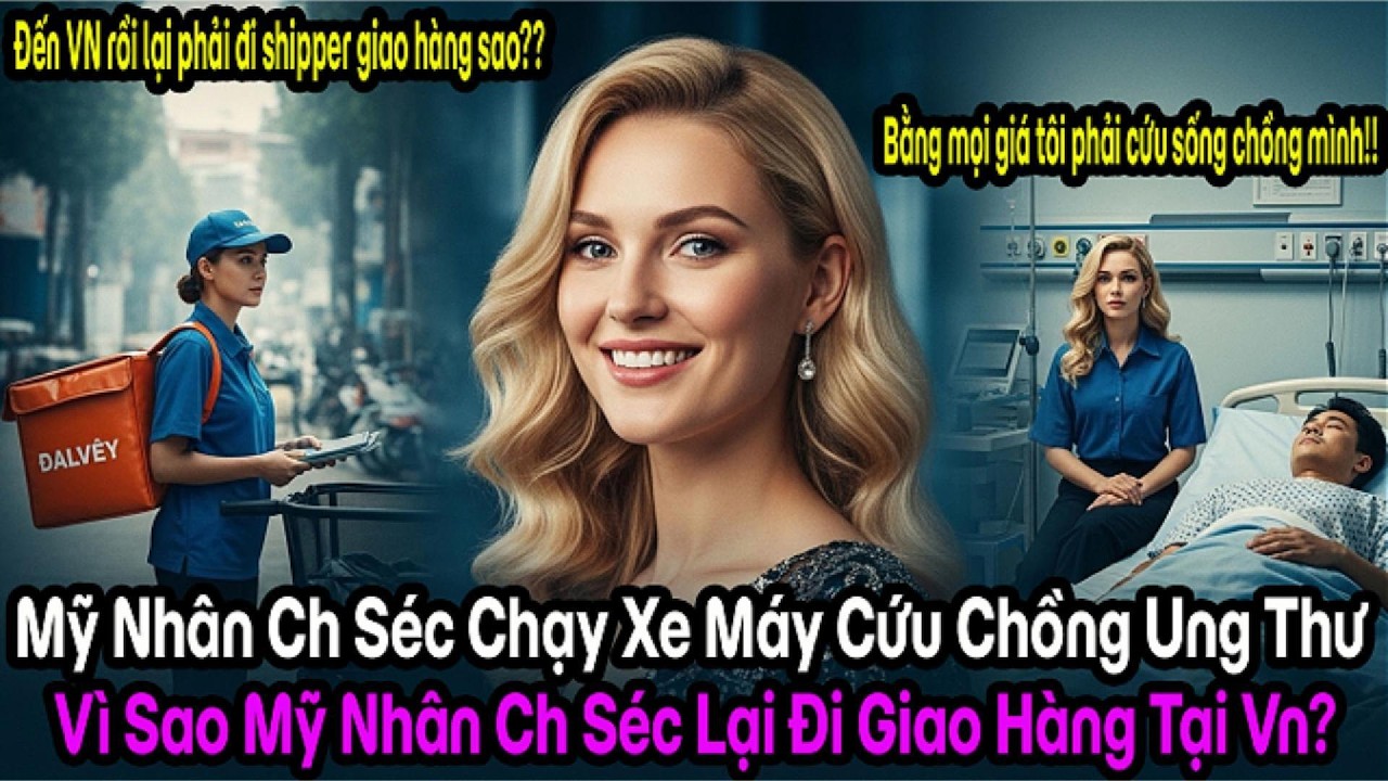 Nàng dâu Séc 2 năm làm shipper cứu chồng ung thư: Khi tình yêu hóa kỳ tích giữa lòng Hà Nội