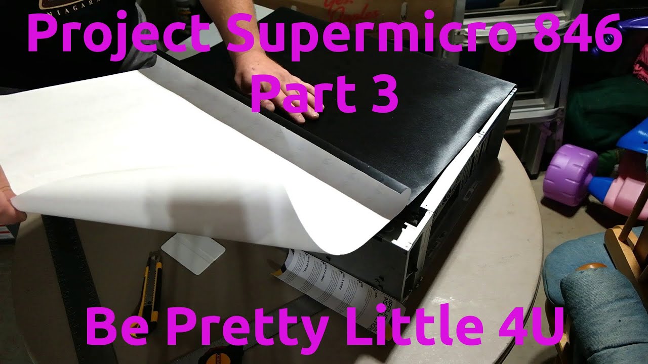 Project Supermicro 846 Part 3 - Be Pretty Little 4U