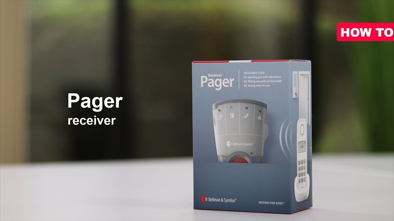 Pager Receiver - How To Use
