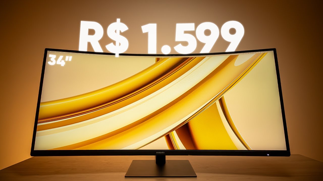 Monitor Xiaomi 34” Curvo 180Hz: Melhor Escolha para 2025?