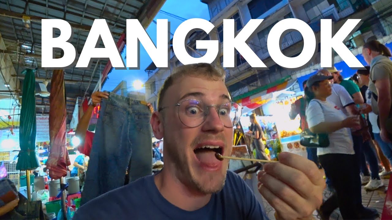 Eating Bugs in Bangkok's Chinatown 🇹🇭