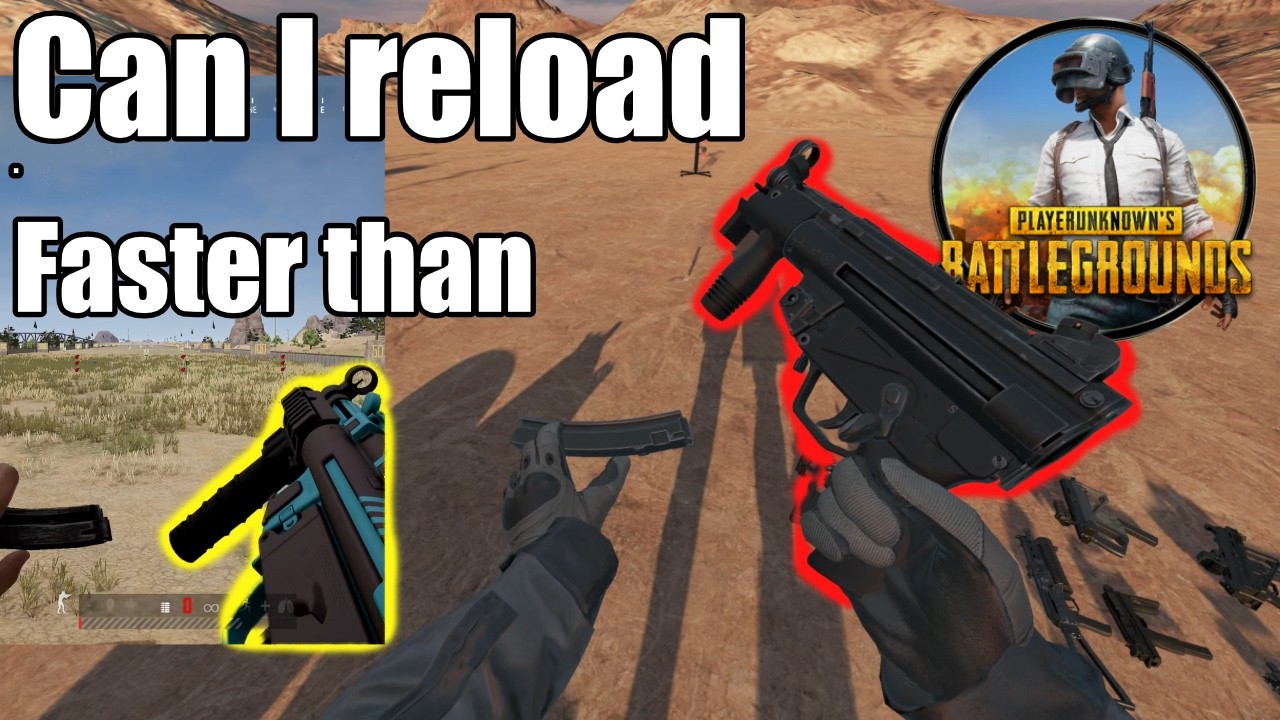 Можно ли перезарядить оружие быстрее, чем это происходит в игре? - PUBG!
