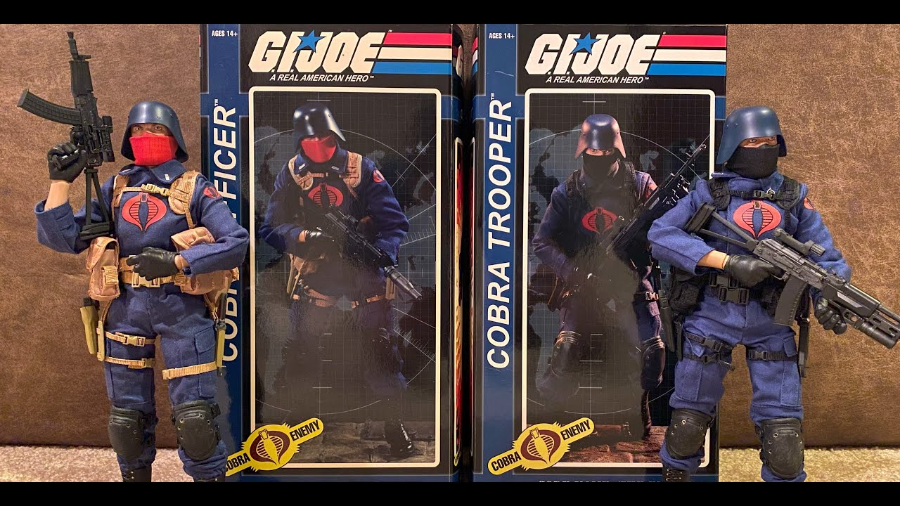 Sideshow Collectibles 2009 GI Joe Cobra Officer & Cobra Trooper Review