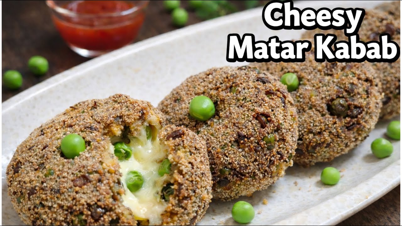 When Cheese Melts, Hearts Melt Too 🧀❤️ | Crispy Cheesy Matar Kabab | Perfect Evening Snack Recipe |