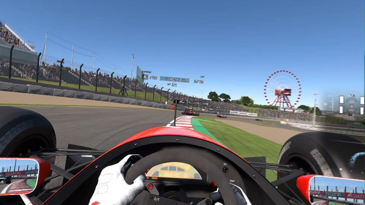 グランツーリスモ 7 鈴鹿サーキット　F1  VR視点
