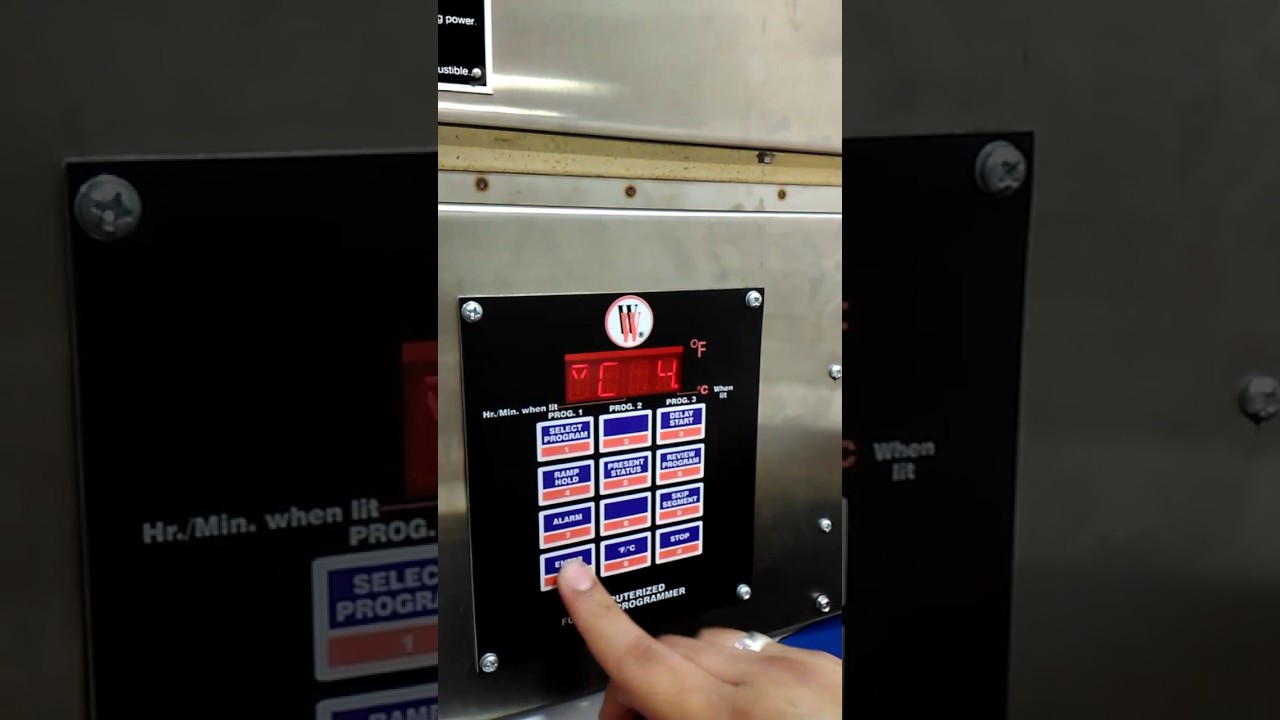 Programación Horno PARAGON (EJERCICIO REAL)