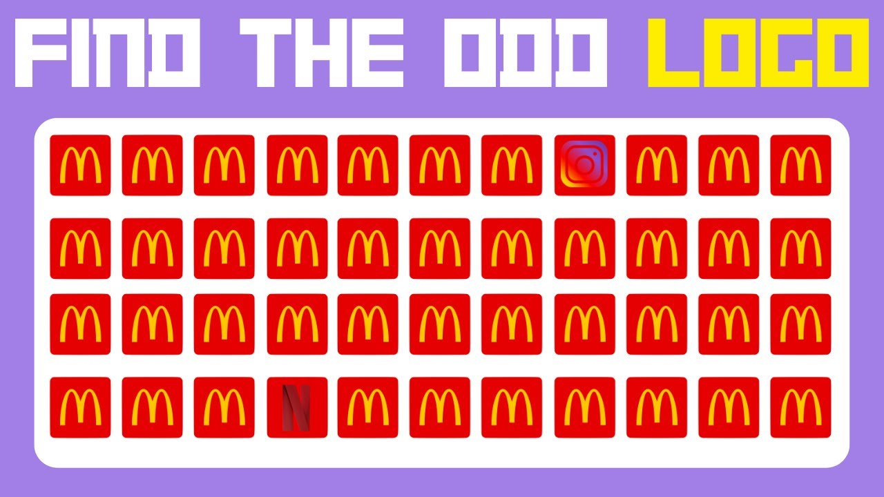 Find the ODD Logo Out - Ultimate Brand Logo Quiz 🥤🍓