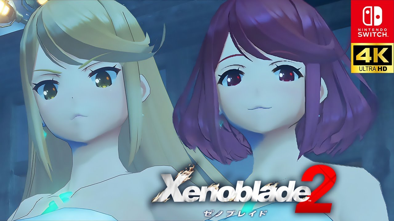 【ゼノブレイド2】4K ストーリー＆ボス戦まとめ 第4話 ヒカリの温泉とニアの亀〇発言 【Xenoblade2】
