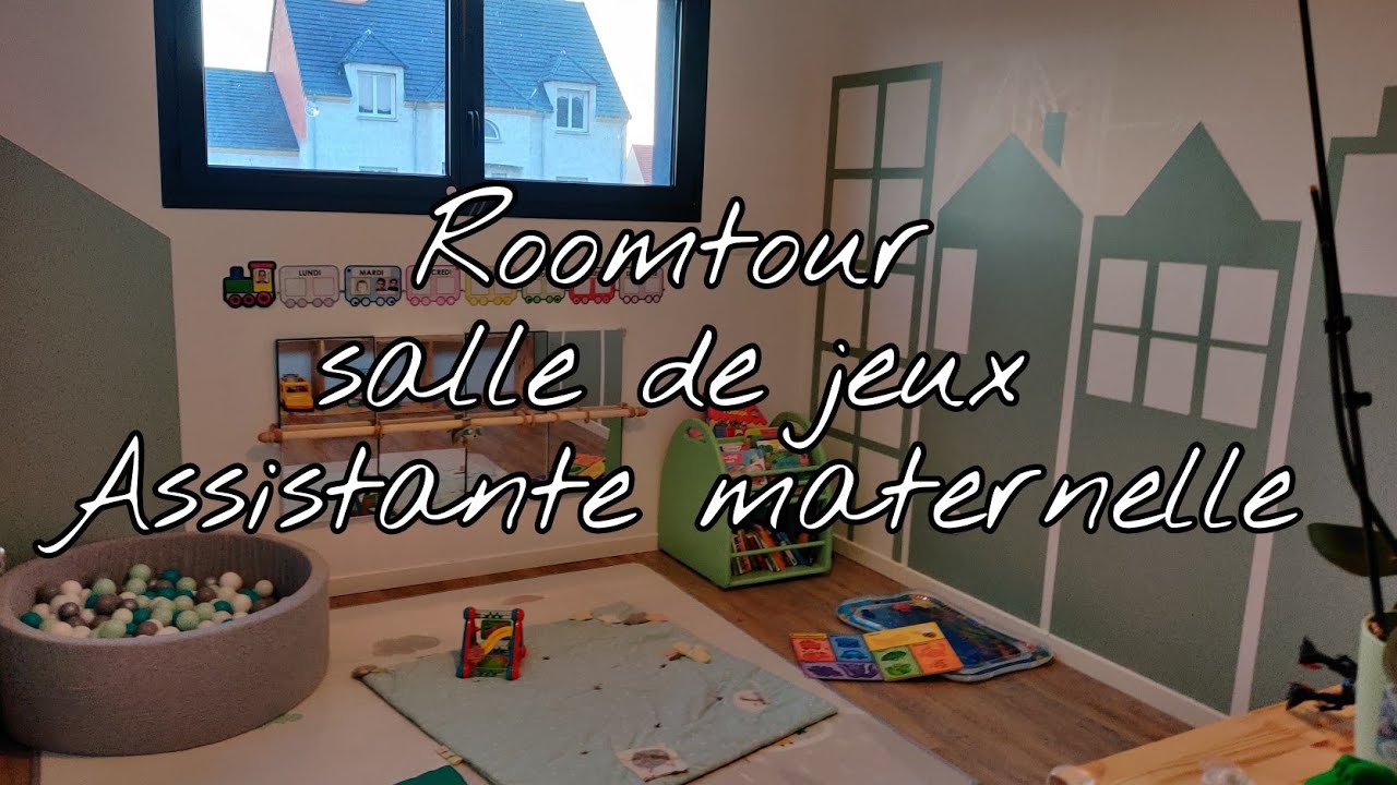Roomtour salle de jeux assistante maternelle