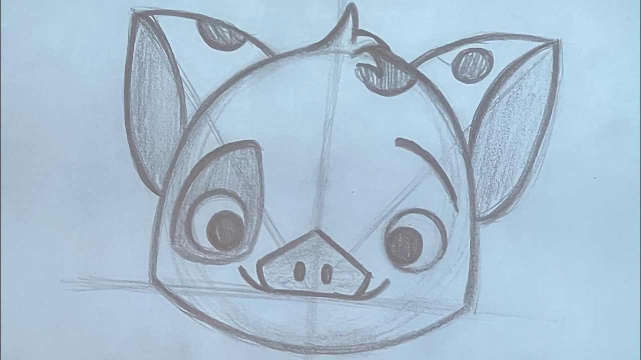 How to Draw Pua from “Moana” (Disney California Adventure Animation Academy FULL VIDEO)
