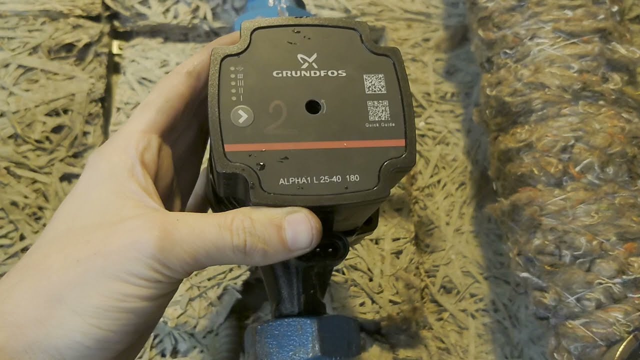 SAV 3 : Comment débloquer une pompe chauffage grundfos alpha1 L25-40 180