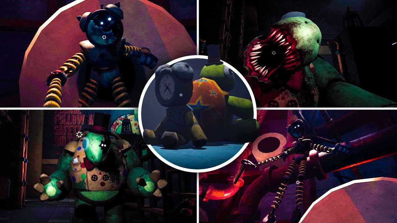 Sivi's Factory - ALL Jumpscares & ALL Bosses