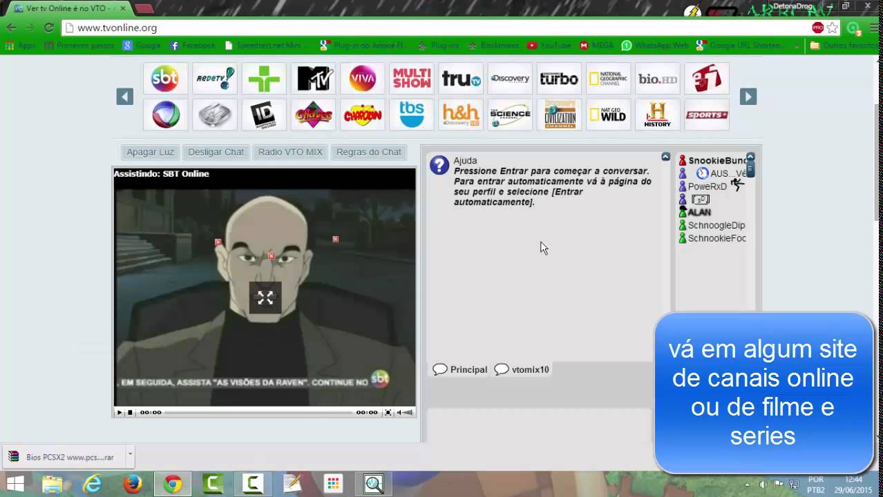 Como Obter os links de canais online,filmes ,s&eacute;ries...
