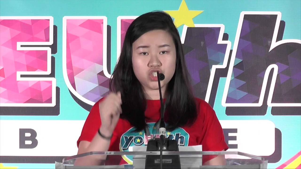 Asian Parliamentary Debate - Katrina Chan (Affirmative/Government) Part 3