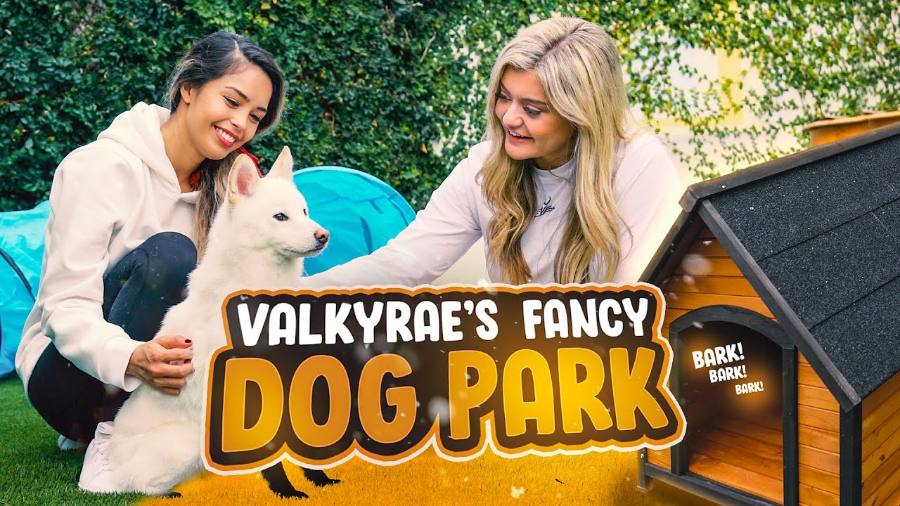 Valkyrae and Brooke Build an AMAZING Mini Dog Park!