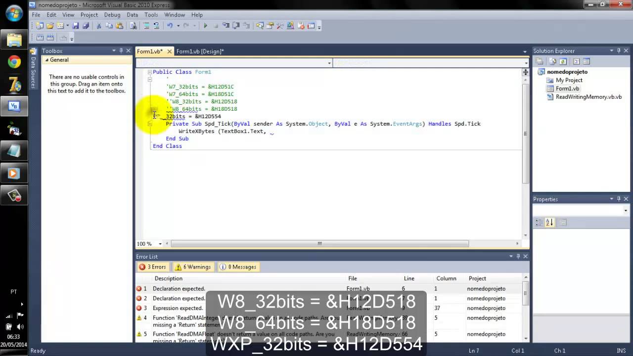 VB.NET Criando speed Hack MuOnline